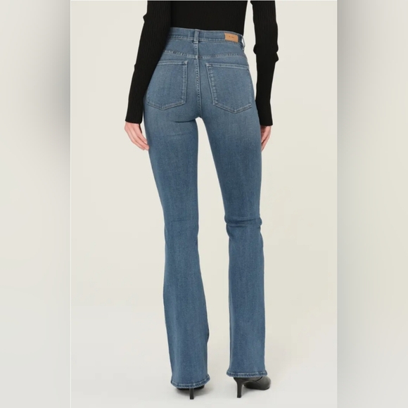 DL1961 Women's Flare Jeans in Blue - Picture 2 of 3